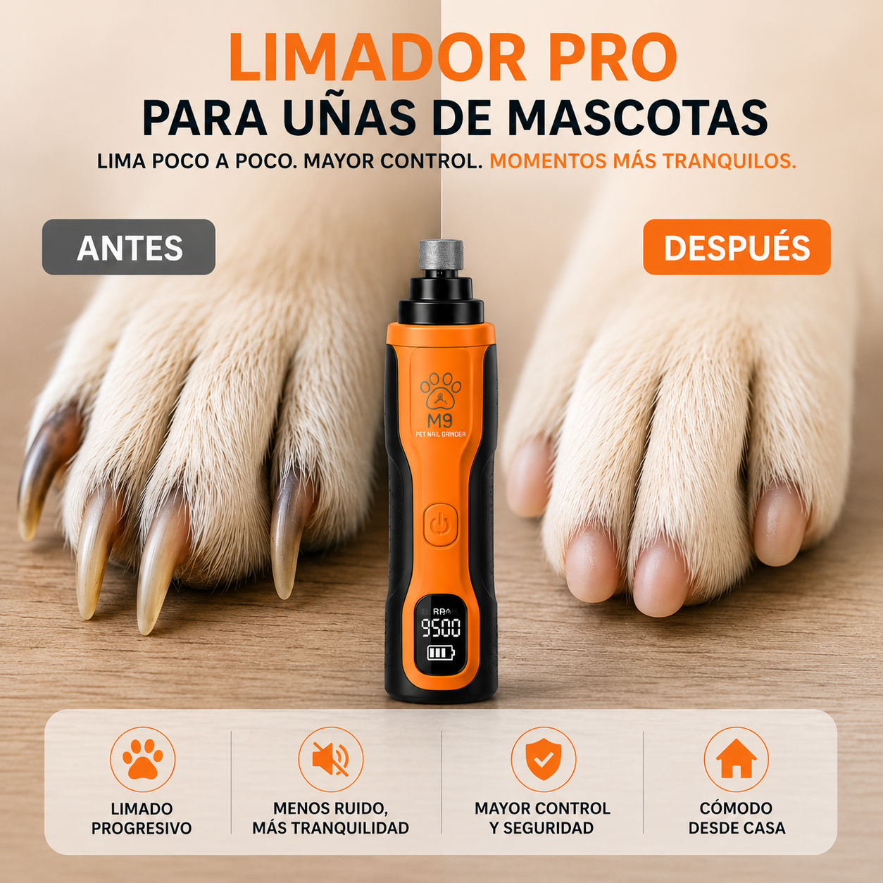 LIMADOR PRO PARA UÑAS DE MASCOTAS